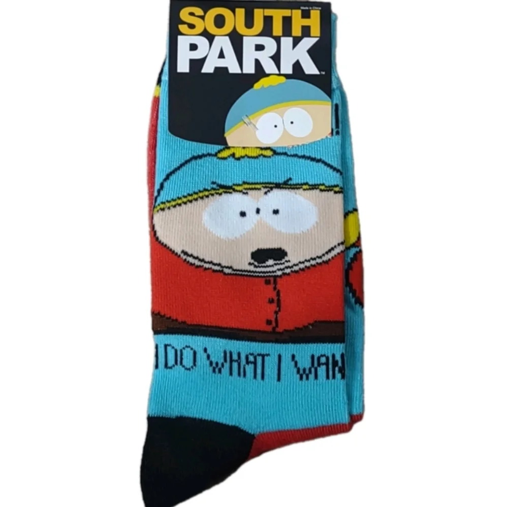 South Park Casual Socks Unisex Novelty Crew Socks Lot of 2 Pair Bundle And Save